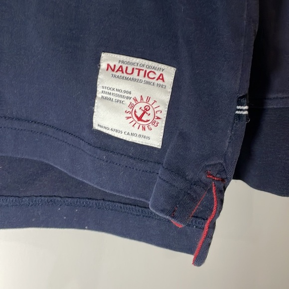Nautica Rugby. Medium. Navy blue. - Picture 2 of 8